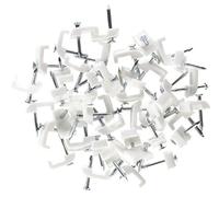 fischer - Grapilla fija cables Gc 0-3 Blanca. Para fijar cable plano o paralelo (100 unidades)