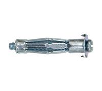 fischer HM S 519774 - Taco de metal con tornillos para fijación de imágenes, Rieles de cortinas en paneles (50 unidades), Gris, 5 x 52 tornillo