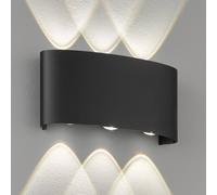 FISCHER & HONSEL Aplique LED para exterior Berlín, 6 luces