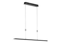 Fischer & Honsel Beat TW - Lámpara de techo (1 bombilla LED de 25,0 W, 3 niveles CCT, altura regulable, regulable, 60546, 85 x 8 x 160 cm, 2800 lm, 2700 K, 3350 K, 4000 K)