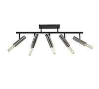 Fischer&Honsel Dean - Lámpara de techo (metal, 25 W), color negro