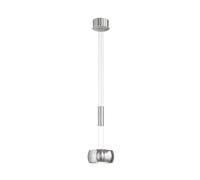 FISCHER & HONSEL Lámpara colgante LED Colette, 1 luz, cromo/níquel