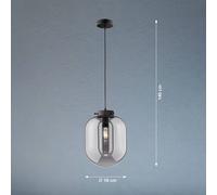 FISCHER & HONSEL Lámpara colgante Regi, 1 luz, Ø 18 cm