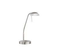Fischer & Honsel Lámpara de mesa Pool TW 1 x LED 5,0 W, mate, color níquel, 3 niveles CCT, intensidad regulable, 50003, 16 x 16 x 60 cm (largo x ancho x alto), 530 lm, 2700 K, 3350 K, 4000 K