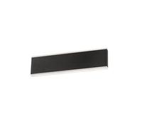 Fischer & Honsel Lámpara de pared, Muur, color negro arena, 30,50 cm, ancho: 8,00 cm, alcance de la pared: 5,00 cm, con interruptor, 1 x LED de 8,5 W, 2700 K, 1200 lm, EEG: F, 30534