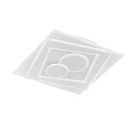 Fischer & Honsel Lámpara de techo Ratio 1 x LED 48,0 W, color blanco, control CCT continuo, regulable sin niveles, 20136, 50,2 x 50,2 x 6,4 cm (largo x ancho x alto), 4600 lm, 3000 K - 6500 K