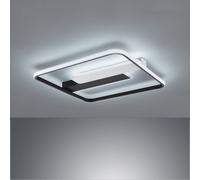 FISCHER & HONSEL Plafón LED Blithe 50x50cm, marco