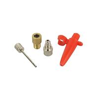 Fischer Juego de adaptadores para Bombas de Aire, 4 Piezas, Plata, Talla única, 85618