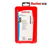 Fischer Juego de brocas HSS-R DIN 338 acero para metal 1–13 mm 25 unidades