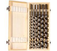 fischer Juego de brocas de serpiente de 10 a 20 mm de diámetro, puntas para taladro, juego de brocas con diferentes tamaños, herramienta para taladrar agujeros profundos en madera blanda y dura, 6