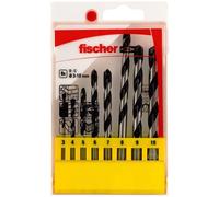 fischer - Juego de brocas E 3-4-5-6-7-8-9-10mm para pared hormigón, piedra (8 unidades)