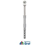 Fischer Langschaftdübel SXR 10 X 80 T Con Tornillo De Cabeza Avellanada, 50 Pzs.