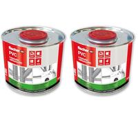 fischer - Limpiador PVC (lata 500 ml) para limpiar y activar restos de PVC rígido de las superficies, incoloro, limpieza de tuberías, para instalaciones de forma profesional, fácil aplicación