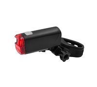 Fischer Luz Trasera LED para Bicicleta con batería y Soporte Universal, protección contra Salpicaduras según IPX4, homologado por StVZO