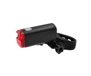 Fischer Luz Trasera LED para Bicicleta con batería y Soporte Universal, protección contra Salpicaduras según IPX4, homologado por StVZO
