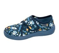 Fischer Markenschuh Tim, Mule, Azul-Multicolor, 34 EU