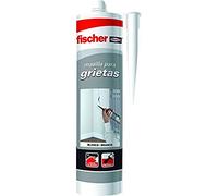 fischer - Masilla Acrílica Blanca para Relleno de Grietas, Reparaciones en Interiores, Pintable, Lavable con agua, Gran Adherencia Multimaterial y de Fácil Aplicación (300 ml) - Color Blanco
