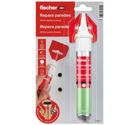 fischer - Masilla Adhesiva Repara Paredes, Compatible con Placas de Yeso PLADUR®, Cemento, Hormigón o Mamposteria | Para Tapar Agujeros Pared, Reparador de Pared | Incluye Espátula (75 ml)