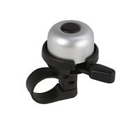 Fischer Mini Ding Dong, Timbre Para Bicicleta Unisex Adulto, Plata, Talla Única