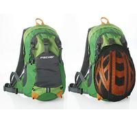 Fischer Mochila con Red para Casco, Apertura de Burbujas, Cubierta de Lluvia, Sistema de Transporte ergonómico, cinturón de Cadera, Correa para el Pecho