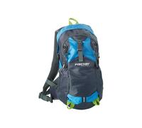 Fischer Rucksack Mochila con Red para Casco, Azul/Gris, Unisex Adulto, Talla única