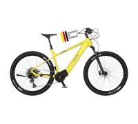Fischer Montis 8.0i - Bicicleta eléctrica de montaña eléctrica para Hombre y Mujer, RH 46 cm, Motor Central 90 NM, batería de 36 V, Color Amarillo
