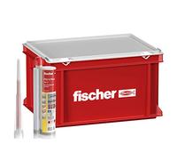 fischer Mortero de alto rendimiento FIS V Plus 360 S, mortero resistente a la intemperie para interiores y exteriores, mortero de montaje universal para cargas altas y materiales de construcción relevantes, en maletín de artesanía.