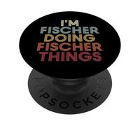 Fischer Name Fischer Personalized Name First Given PopSockets PopGrip Adhesivo