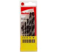 fischer Pack 5 Brocas Percusion 536606, Neutro, Estuche Brocas E - 4-5-6-8-10/5 Uds