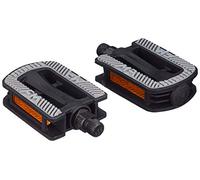 Fischer Pedales Infantiles de plástico Antideslizante, Unisex, Negro, Talla única