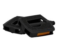 FISCHER Pedales de Bicicleta Antideslizantes y reflectores, Trekking, excursiones, para Todo Tipo de Bicicletas, Agarre óptimo.