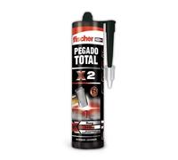 fischer - Pegamento extrafuerte para todo, Pegado total X2 en interiores y exteriores (310 ml)