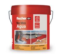 Fischer - Pintura impermeabilizante embaldosable 4L para terrazas, tejados, transitable, Terracota
