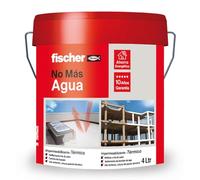 fischer - Pintura Blanca Exterior para Suelo Terraza Exterior - Impermeabilizante Térmico - Aislante Acustico - Aislante Termico - Para Chapas Metalicas, Cemento, Terraza Exterior Chill Out (4 l)
