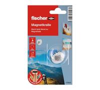 fischer Pinza magnética, fijación rápida sin taladrar, con imanes de neodimio de cubo fuertes, reutilizables, para colocar pósteres, imágenes, mapas, etc.