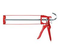 Fischer Pistola de cartucho KP M 1 – metálica ligera, para tubos de silicona 310 ml, avance continuo