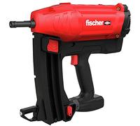 Fischer - pistola de clavos, clavadora hormigón a gas FGC 100 para fijación de chapa, perfiles yeso, acero, con dos baterías de 7,2V y 2,5Am a 2 disparos por segundo