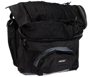 Fischer portaequipajes 3 Compartimento Bolsa, Color Negro, tamaño 39 x 44 x 9 cm, 58 Liter