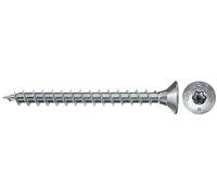 fischer Power-Fast II - caja de tornillos especiales para madera 3x25mm, para atornillado de maderas, conexión de maderas macizas o fijación de piezas a la madera,1000 ud