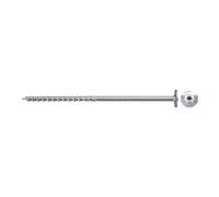 fischer PowerFast II 568170 - Tornillo para madera, 8,0 x 280, 50 unidades, color plateado
