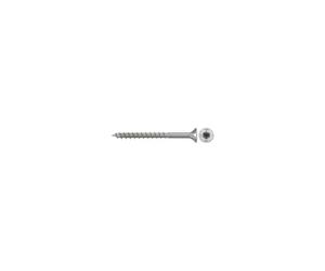 fischer PowerFast II CTP - Tornillo para aglomerado (200 unidades, 4,0 x 40 mm, cabeza avellanada, estrella interior TX y rosca parcial, acero inoxidable A2, para montaje en madera, 200 unidades)