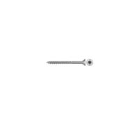 fischer PowerFast II CTP - Tornillo para aglomerado (200 unidades, 4,0 x 45 mm, A2, cabeza avellanada, alojamiento estrella interior TX), rosca parcial, acero inoxidable A2, para montaje en madera