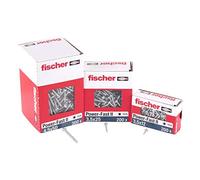 fischer 200 tornillos para aglomerado Power-Fast II 3,5 x 30 con cabeza plana con estrella interior TX totalmente roscada galvanizada azul pasivada (artículo n.º 670102)