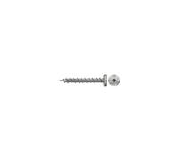 fischer PowerFast II PTF - Tornillo para aglomerado (5,0 x 40 mm, A2, 100 unidades, cabeza semicircular, alojamiento estrella interior TX), rosca completa, acero inoxidable A2, para uniones de metal y