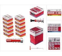 fischer Profibox Duo Line (Duopower 6 x 30) - Tacos universales de 2 componentes (1100 piezas)