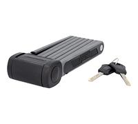 FISCHER Protec FKS110 - Candado plegable para bicicleta (110 cm), color negro