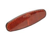 Fischer Reflektor Heck Gepäckträgerbefestigung Reflector Trasero para Bicicleta, fijación en el Gep cktr Ger, Unisex, Rojo, Einheitsgröße