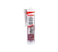 Fischer - Silicona sanitaria DSSA Premium para esquinas, 53103