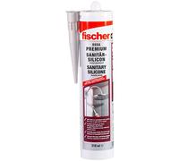 Fischer - Silicona sanitaria DSSA Premium para esquinas, 58530