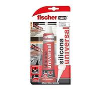 fischer - Silicona transparente antimoho para sellar ventanas, silicona líquida 50 ml